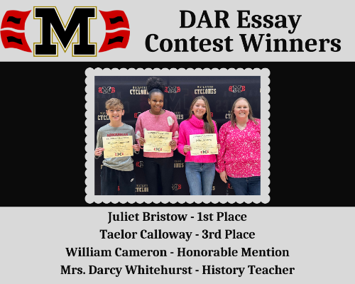  DAR Essay Contest winners